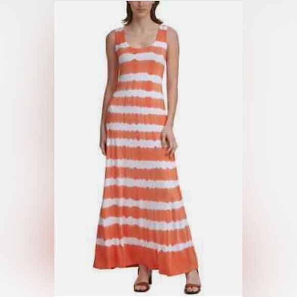 Calvin Klein tye dyed maxi dress - Picture 1 of 6
